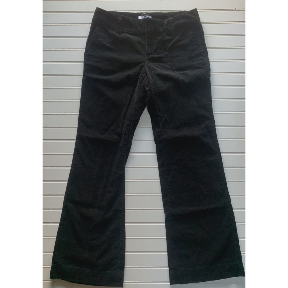 Gap Women’s Black Corduroy Boot Cut Trousers Size 8